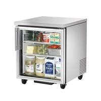 True 27in Undercounter Refrigerator 6.5 Cu.Ft w/ Glass Door - TUC-27G-HC~FGD01