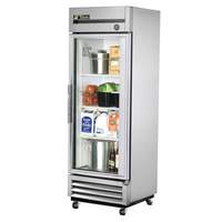 True 19cuft stainless steel Reach-in Refrigerator with 1 Glass Door - T-19G-HC~FGD01 