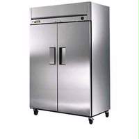 True 52 Cu.Ft Commercial Freezer Stainless Solid 2 Doors - TM-52F