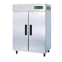 Green World by Turbo Air Commercial Reach-in Refrigerator Freezer Combo 2 Solid Doors - GST-40DRF