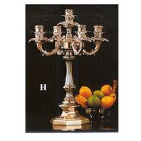 Apex Fountains Chateau 4 light Nickel 19in Candelabra - CH19-38L4-6C
