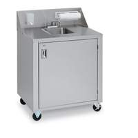Crown Verity, Inc. Portable 2 Compartment Hand Sink w/ Water Heater - CV-PHS-2