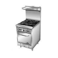 Comstock Castle 24in Commercial Gas Range 2 Burners with Std Oven & 12in Griddle - F318-12 
