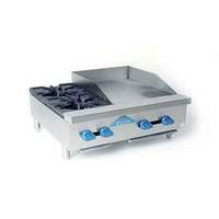 Comstock Castle 30" Counter Top Combo w/ 2 Burners & 18" Griddle - FHP30-18