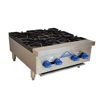 Comstock Castle 24in Wide Countertop Gas Hotplate with 4 Burners - FHP24 