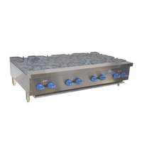 Comstock Castle 48" Wide Countertop Gas Hotplate w/ 8 Burners - FHP48