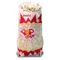 Benchmark 1-1/2 oz Disposable Popcorn Serving Bags Case of 1000 - 41002