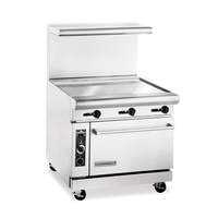 American Range Commercial Range W/ 36" Thermostatic Control Griddle & Oven - AR36GT