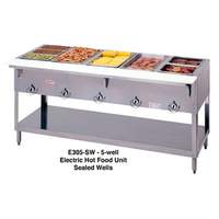 Duke Manufacturing Electric Aerohot 5 Compartment Hot Food Table Sealed Wells - E305SW 