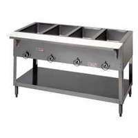 Duke Manufacturing Electric Aerohot 2 Compartment Portable Hot Food Steam Table - EP302SW