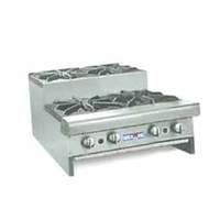 American Range Heavy Duty 24" Step Up Hot Plate 4 Burners - SUHP-24-4