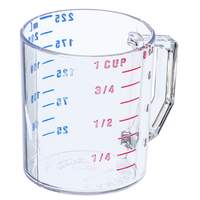 Cambro 1dz 1 Cup (Dry) Polycarbonate Measuring Cups - 25MCCW135 