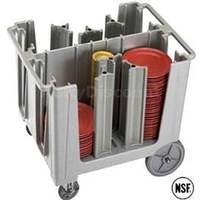 Cambro Adjustable Dish Caddy w/ 6 Dividers Holds Up To 360 Plates - ADCS