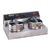 Nemco Waffle Iron Baker Dual 7in Fixed Aluminum Grid with Silverstone - 7000A-2S 