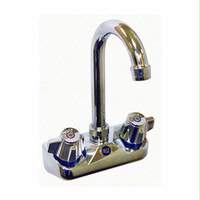 GSW USA 5in Goose Neck Spout 4in Backsplash Wall Mount Faucet - AA-412