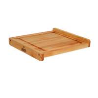 John Boos 23¾"x17¼" Reversible Cutting Board 1¼" Thick w/ Gravy Groove - KNEB23