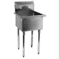 GSW USA Mop Sink 1 Compartment Stainless Steel 18 x 18 x 13 Bowl - SE18181M