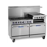 Imperial 60" 4 Burner Range With 36" Griddle & Dual Convection Ovens - IR-4-G36-CC