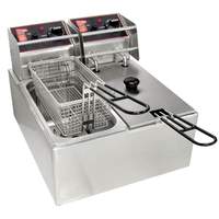Grindmaster-Cecilware Electric Deep Fryer Counter Top w/ Two 6lb Removable Tanks - EL2X6