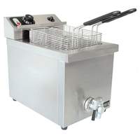 Anvil America Electric Counter Top S/s Fryer 15# Single Tank With Drain - FFA8115