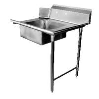 GSW USA 48" Right Soiled Dish Table 16 Gauge Stainless - DT48S-R