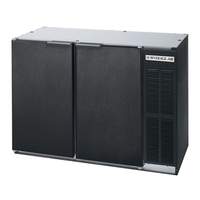 Beverage Air 48" 12.4 Cubic Foot Two Section Back Bar Storage Cooler - BB48HC-1-B-27