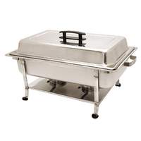 Adcraft 8 Quart Oblong Rockwell Chafing Dish Stainless Steel - ROCK-7