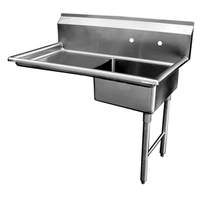 GSW USA 60in stainless steel Undercounter dishtable - Right Side - DT60U-R 