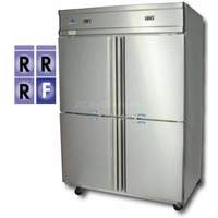 Ascend 40 Cu.Ft Refrigerator Freezer Combo S/s w/ 4 Half Doors - JHD-40Q