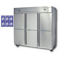 Ascend 61 Cu.Ft Commercial Freezer Stainless w/ 6 Half Doors - JHD-61F