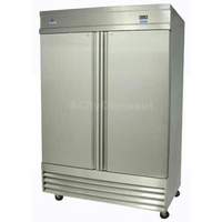 Ascend 48 Cu.Ft Commercial Freezer Reach-In w/ 2 Stainless Doors - JFD-48F