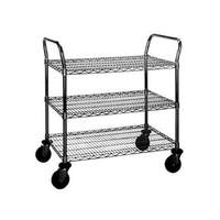 Eagle Group Heavy Duty 21in x 48in Utility Cart with 3 Shelves - U3-2148C 