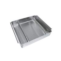 BK Resources Commercial Stainless Steel Pre-Rinse Basket with Slides - BK-PRB-5 