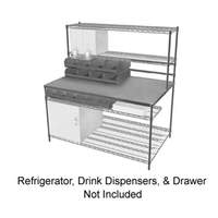 Eagle Group Commercial Drive-Through Drink Dispensing Workstation Unit - TSD3660Z