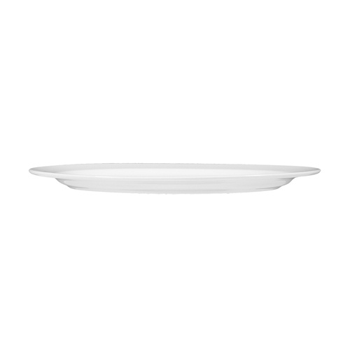 Mikasa Hospitality 001-172547 Seltmann White Porcelain 12.2" x 9.2" Oval Platter - 2 Each