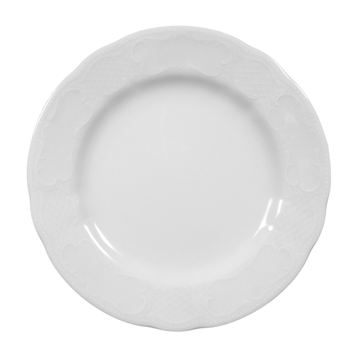 Mikasa Hospitality 001-600047 Seltmann White Porcelain 8.3" Dia. Plate - 6 Each