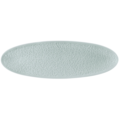 Mikasa Hospitality 001-770495 Seltmann Blue Porcelain 17.4" x 5.7" Coupe Platter - 2 Each