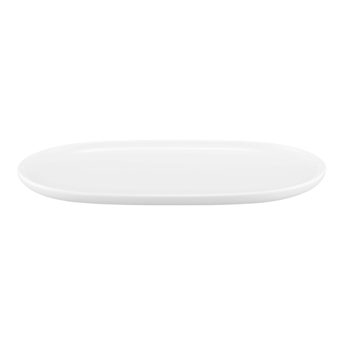 Mikasa Hospitality 001-776695 Seltmann White Porcelain 13" x 8" Oval Platter - 2 Each
