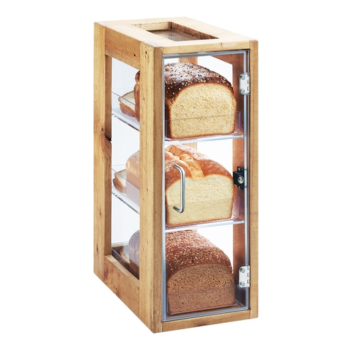 Cal-Mil 1204-99 Madera 8" x 13" Clear Acrylic 3-Tier Stackable Bread Box
