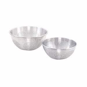 Crestware ACOL15C 10ea 15 Quart Chinese Style Aluminum Colanders