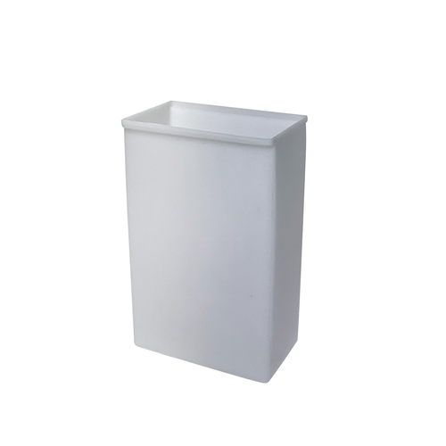 Channel Manufacturing 123B-W 15" x 9" x 22" White Plastic Ingredient Bin