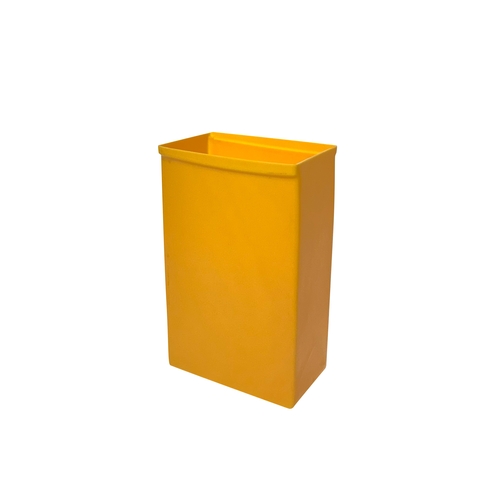 Channel Manufacturing 123B-Y 15" x 9" x 22" Yellow Plastic Ingredient Bin