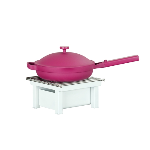 Cal-Mil 1348-12-15 Juno 10.25" x 10" Square White Chafing Dish Stand