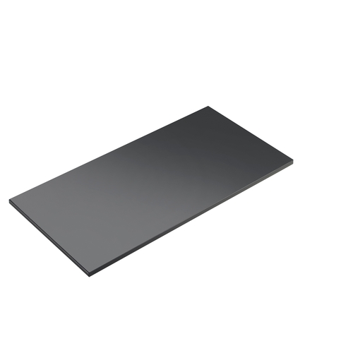 Cal-Mil 1435-1224-96 Midnight Bamboo 24" x 12" Rectangular Display Tray - 3 Each