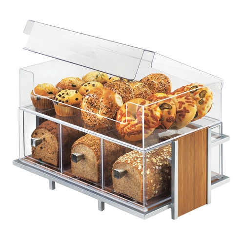 Cal-Mil 1478 Eco Modern 19" x 13" Clear Acrylic Display Case w/ Cover