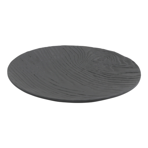 GET 15003217023 Sustain Smoke Melamine 11.25" dia. Coupe Plate - 1 Doz