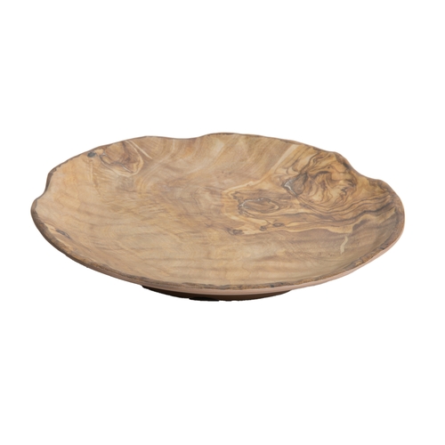GET 15004111036 Transform Wood Grain Melamine 10" dia. Plate - 1 Doz