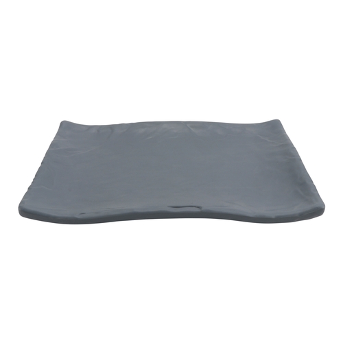 GET 15005063005 Endure Weathered Onyx 8.25" x 5.7" Platter - 2 Doz