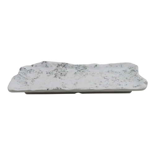 GET 15005101006 Endure Pebble Melamine 9.1" x 4.3" Oblong Plate - 1 Doz
