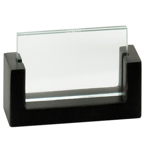 Cal-Mil 1510-32-96 Midnight Bamboo 3.5" x 2"H U-Frame Card Holder - 6 Each